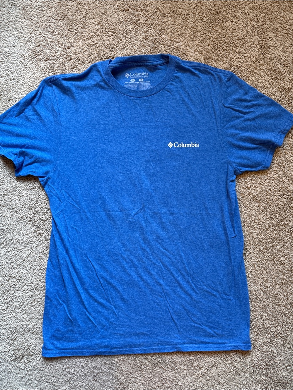 Columbia Men's Short-Sleeve Logo Tee — Royal Blue